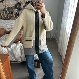 Mango Sherpa Coat XXS